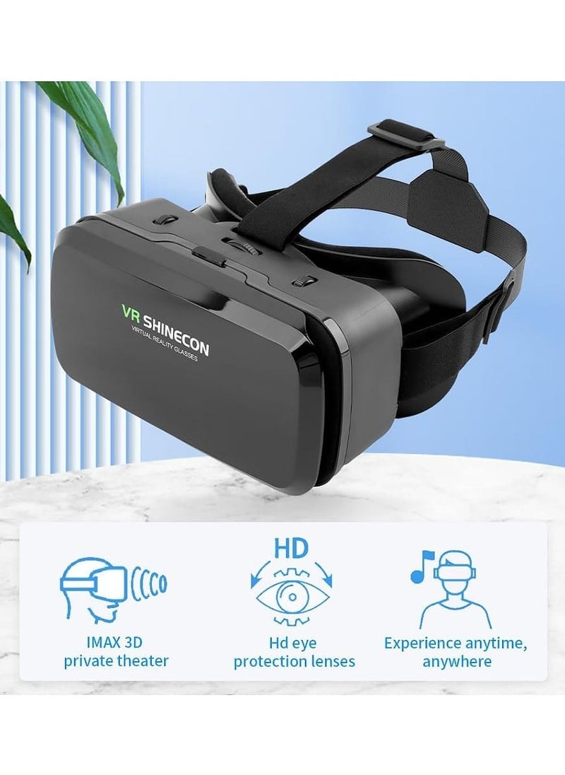 Shinecon - Mobile Phone VR Glasses 3D Virtual Reality Head Wearing Gaming Digital Glasses - Image 1
