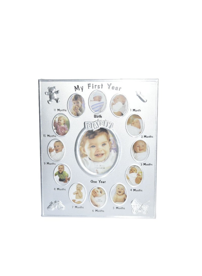 Generic - Large photo frame with multiple shapes 30.5*25.5 cm - Image 1