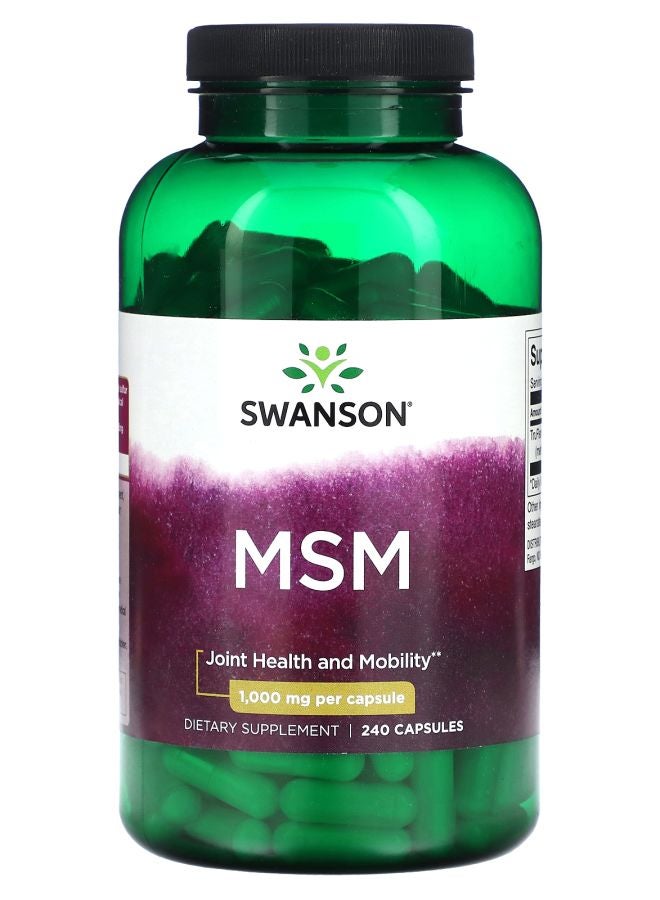 MSM 1000 mg 240 Capsules