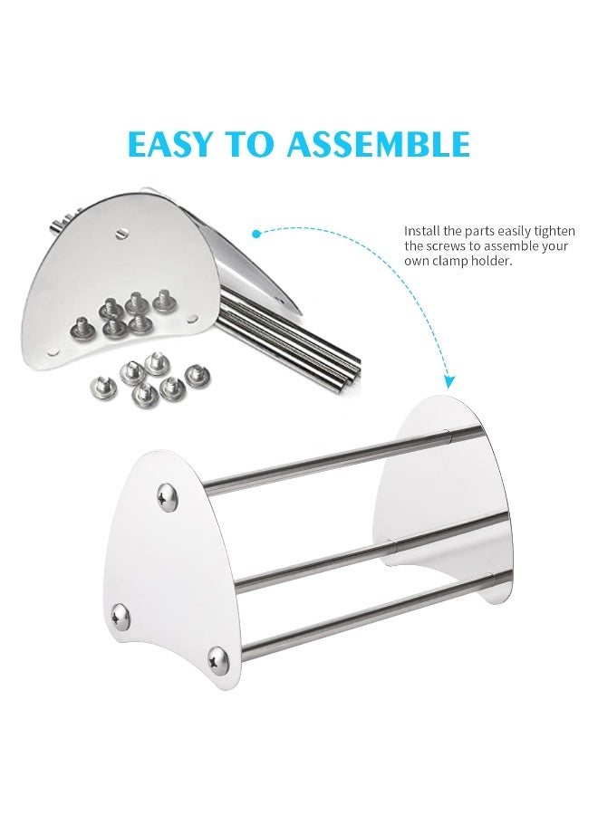 ANNWAH Dental Orthodontic Pliers Holder - Jewelry Pliers Rack Shelf Forceps Organizer Dental Stainless Steel Stand Holder for Orthodontic Equipment - Image 2