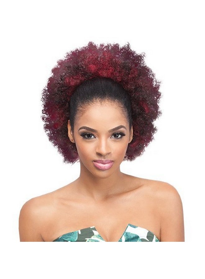 Outre Synthetic Drawstring Ponytail Timeless Afro Large (1B) - Image 2