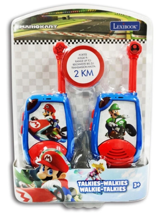 Lexibook Mario Kart Walkie Talkie Set for Kids - Image 1