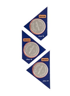 muRATA CR2430 Lithium 3V Coin Cell 3 Batteries Made in Japan 