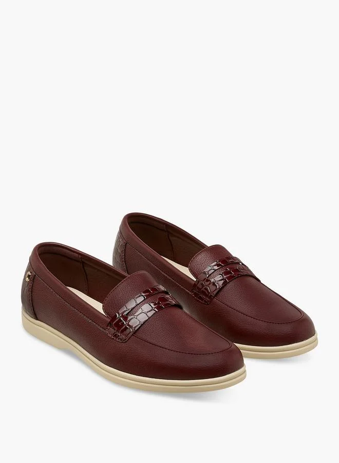 لو كونفورت Women Textured Loafers