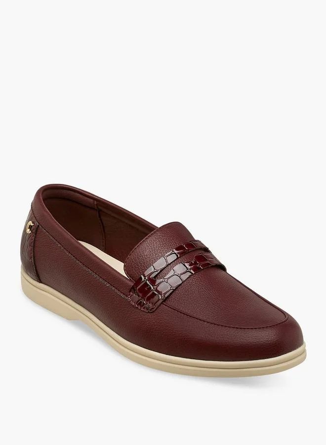 لو كونفورت Women Textured Loafers