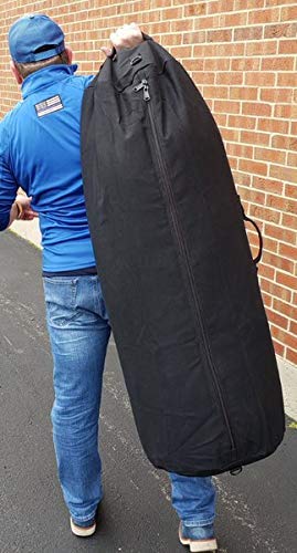 Farm Blue PRimDaYCrACrA Farm Blue GI Zipper Duffel Bag - Enormous 30"x 50" XX Large Military Army Duffel w/.Shouldr Strap- Best 4 Camping, laundry moving & storage-YKK Zippers & 3 Grab Handles (Black, XX-Large) - Image 5