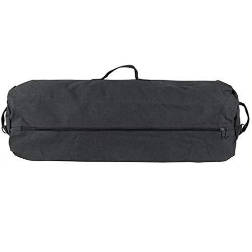 Farm Blue PRimDaYCrACrA Farm Blue GI Zipper Duffel Bag - Enormous 30"x 50" XX Large Military Army Duffel w/.Shouldr Strap- Best 4 Camping, laundry moving & storage-YKK Zippers & 3 Grab Handles (Black, XX-Large) - Image 1