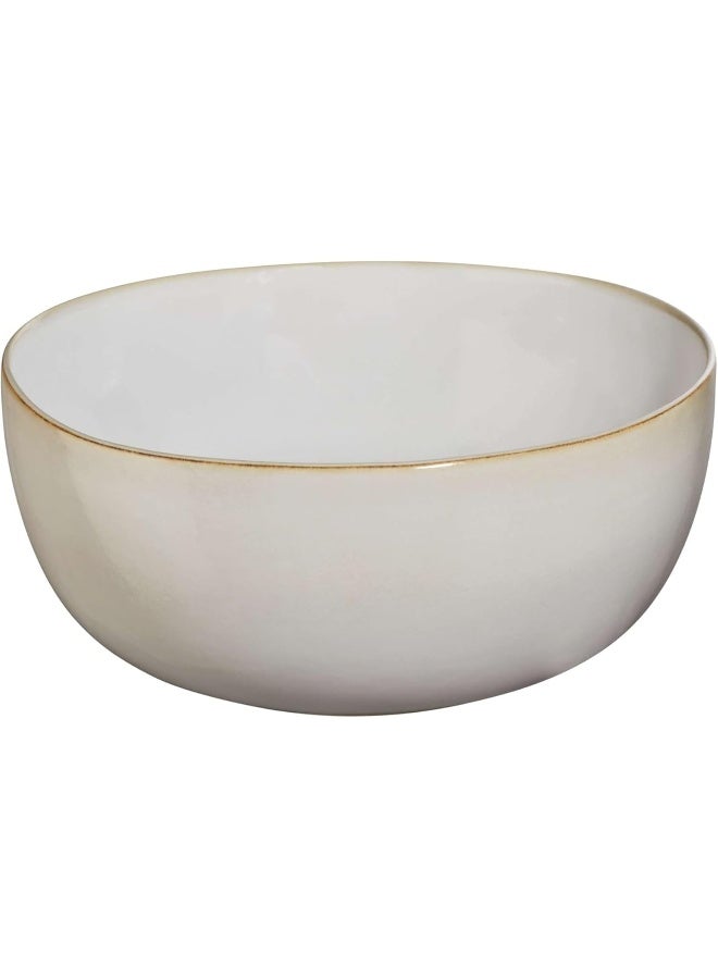 ASA Season's Collection Bowl/Salad Bowl Sand/Beige Glazed Stoneware Diameter 22 cm Height 11 cm - Image 1