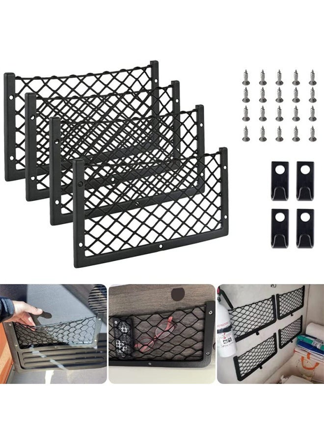 Car Supplies Storage Net Pocket Miscellaneous Storage Bag Medium and Large Modified Rv Passenger Car Seat Storage Net Rv Plus - Image 3