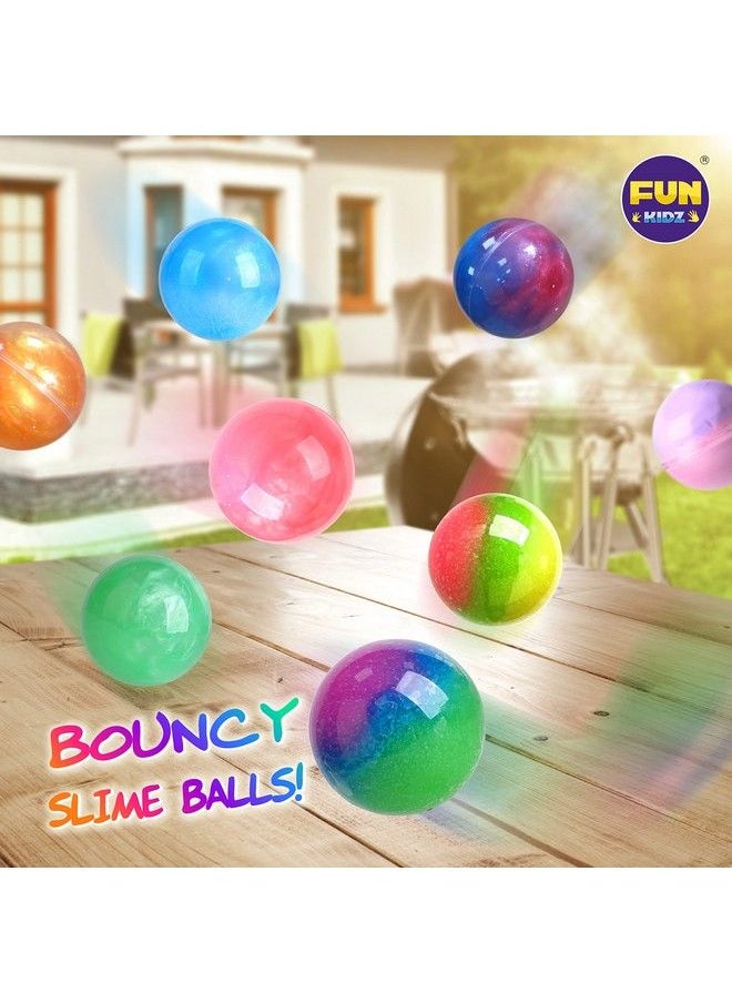 FUN KIDZ - 25 Variety Slime Balls Party Favors For Kids Funkidz Bulk Premade Slime Pack Gift Toys For Girls Boys 612 With Galaxy Butter Fluffy Cloud Unicorn Mermaid Glow Clear Slimes - Image 1