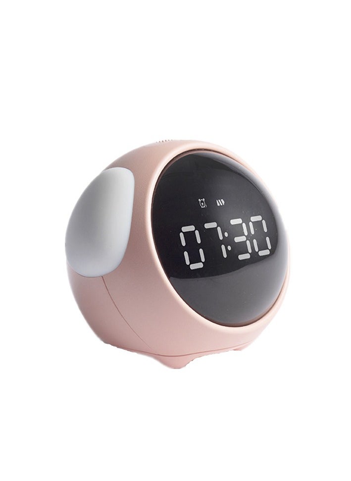 ماركة غير محددة Kids Alarm Clock, Dual Alarm Setting, Adjustable Brightness Night Light, Voice-Activated, Temperature Detection, Wake-up Alarm Clock, Toy and Gift for Toddler, Children, Students, BoysGirls  - Image 1