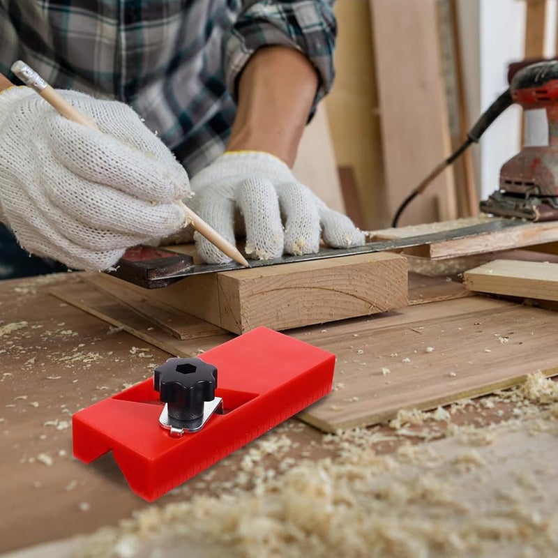 أداة التخطيط ذات الحواف الحمراء اليدوية لأعمال النجارة، لإزالة الحواف وتقليم الأطراف - Image 5