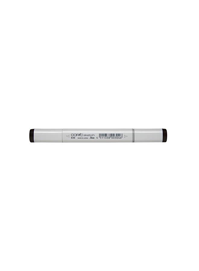 Copic Markers E49-Sketch, Dark Bark, 1 Count (Pack of 1) - Image 1