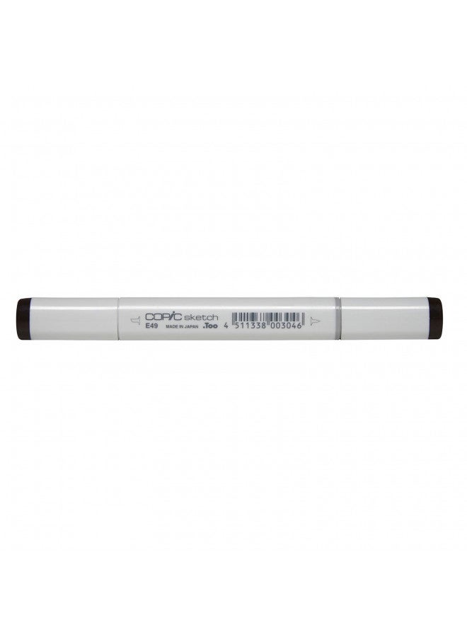 Copic Markers E49-Sketch, Dark Bark, 1 Count (Pack of 1) - Image 2