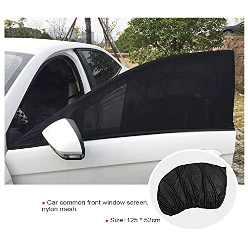 VideoPUP Universal Car Side Window Sun Shade, 2PCS Car Front Window Sunshade Cover(125x52cm) - Image 3
