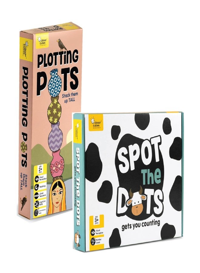 Clever Cubes: Mini Mindful Learning Pack of 2 Games for Kids 2+ - Image 1