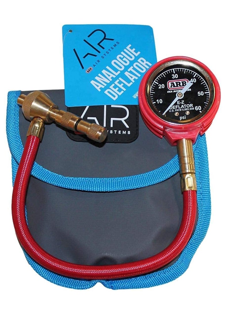 ARB ARB ARB505 Deflator Kit 10-60 PSI Tire Pressure Gauge Rapid Air Down Offroad Kit With Recovery Gear Pouch (PSI)  - Image 2