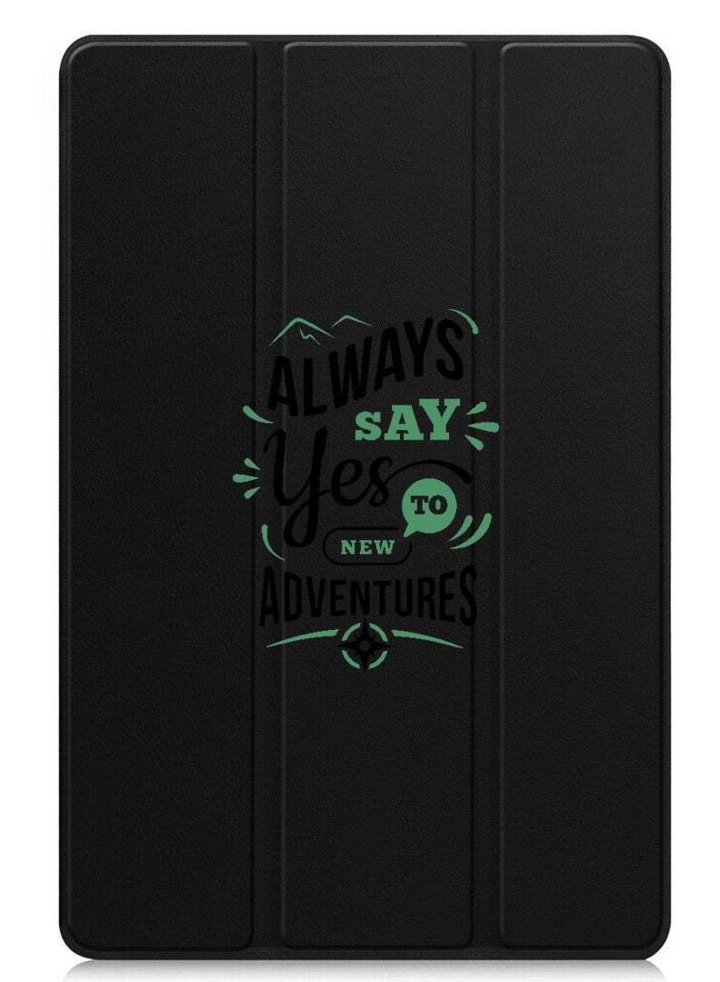 Theodor Protective Flip Case For Xiaomi Pad 7 & Xiaomi Pad 7 Pro With Trifold Stand Auto Wake Sleep Shockproof Cover - always say yes to - Image 1