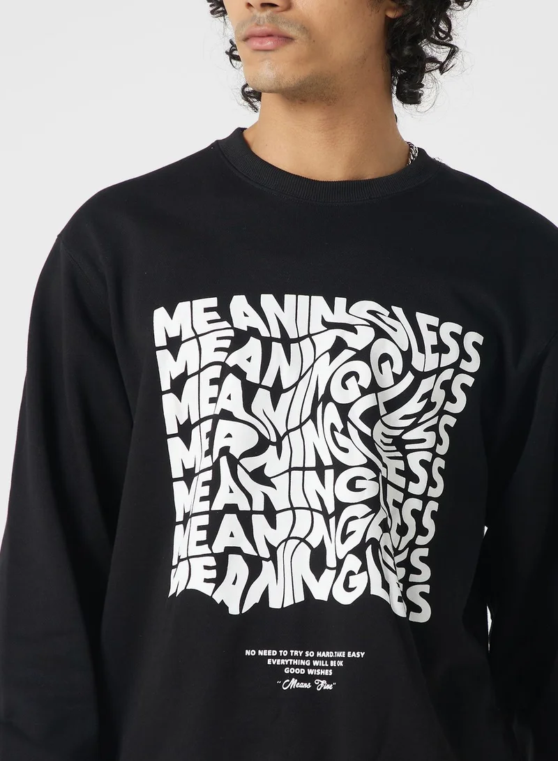 Seventy Five Graphic Sweater