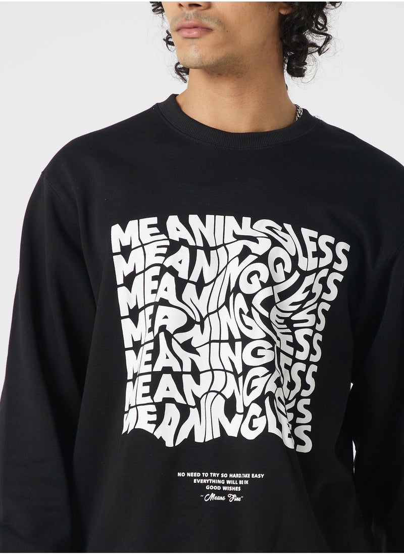 Seventy Five - Graphic Sweater - Image 1