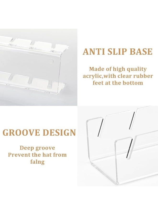 TPGP Pack Of 2 Acrylic Cap Holder, Hat Stand For Baseball Caps  - Image 2