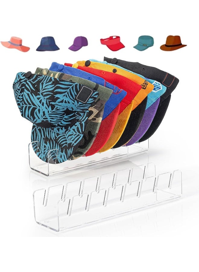 TPGP Pack Of 2 Acrylic Cap Holder, Hat Stand For Baseball Caps  - Image 1