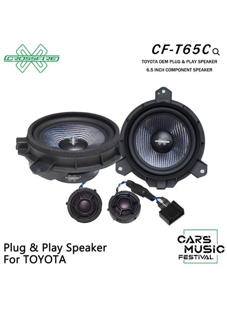 Crossfire سماعات تويوتا Crossfire CF-T65C – مقاس 6.5 بوصة – ضمان سنتي - Image 1