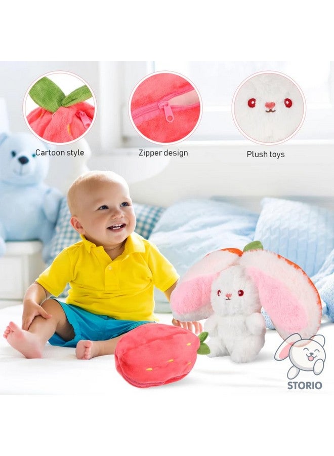 Storio Toy Super Cute Plushie Soft Toys for Kids | Plush Soft Toys for Baby Boys and Girls Kids -Reversible Rabbit | Best Valentine Gift - Image 2