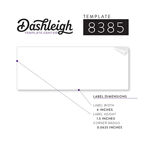 Dashleigh 120 Printable Small Bottle Labels for 2 oz. and 4 oz. Bottles, 4 x 1.5 inches - Image 3