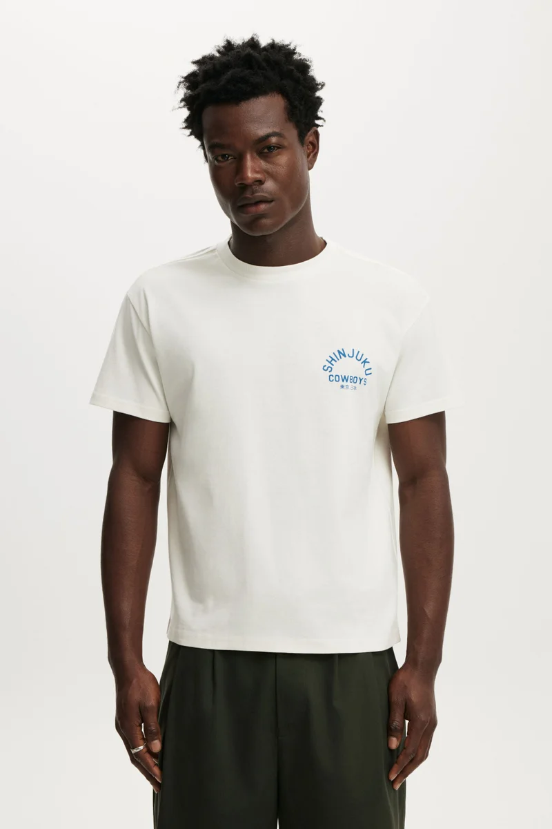 كوتون اون Fitted Graphic T-Shirt