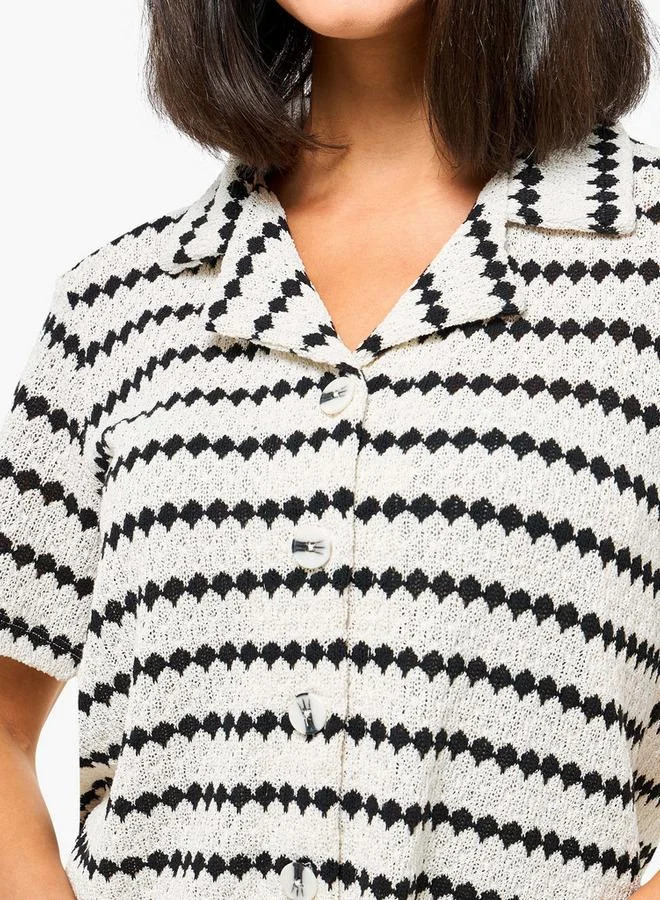 2Xtremz Textured Collared Tee