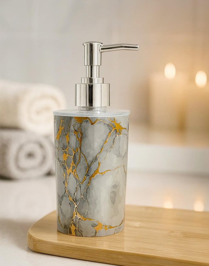 Emoh Roced Refillable Liquid Soap Dispenser 250ml | Unbreakable Plastic Handwash Bottle with Pump for Bathroom, Kitchen, Sink, Wash Basin | Reusable Lotion, Shampoo & Sanitizer Dispenser (Pack of 1) - Image 1