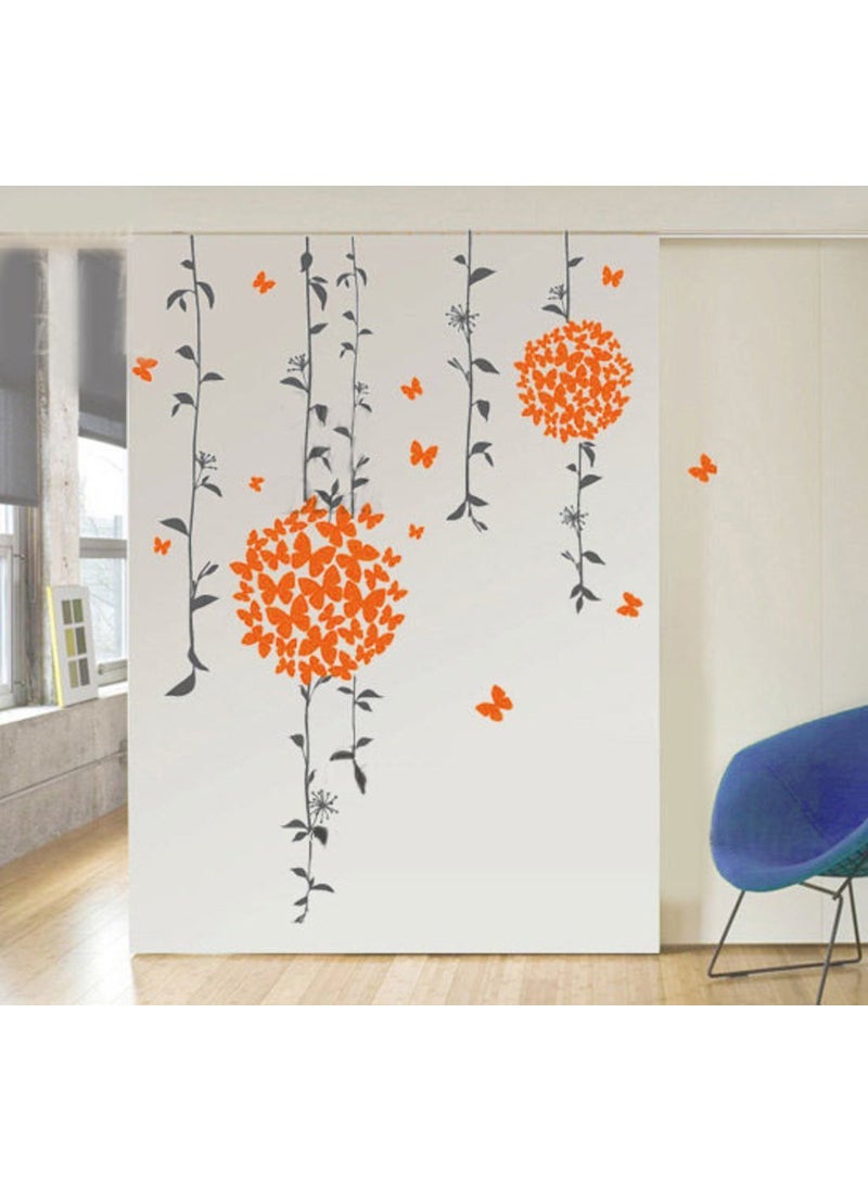 Decals Design Decals Design 'Butterflies' Wall Sticker (PVC Vinyl, 50 cm x 70 cm, Multicolour)  - Image 1