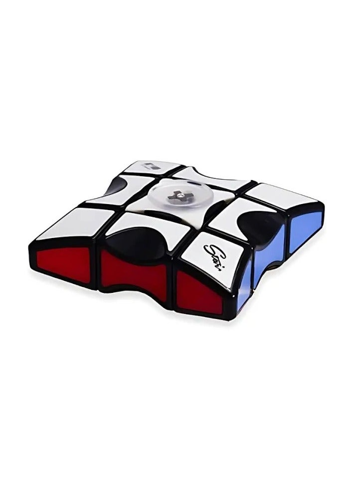 QiYi Fidget Puzzle Cube Black â€“ Portable Stress Relief Brain Teaser for Kids and Adults - Image 2