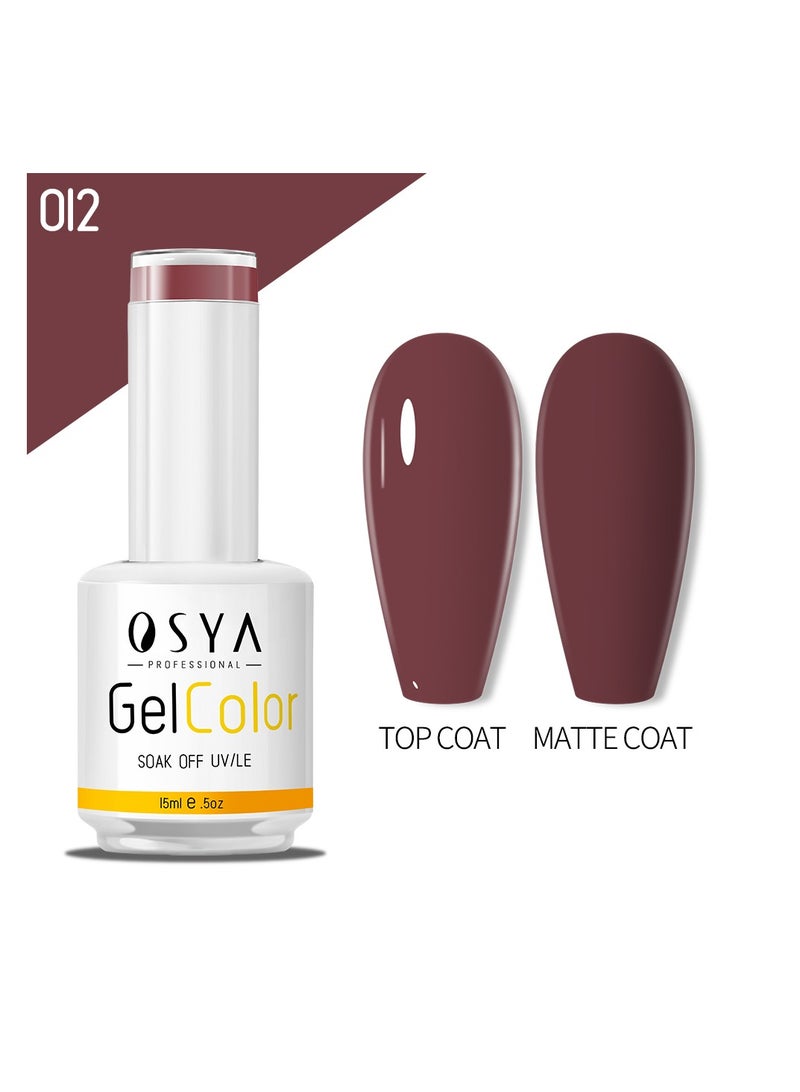 BEAUTY PLUS gel Nail Polish Collection Soak Off UV&LED CANNI OUTPUT Gel polish 15ml (012) - Image 1