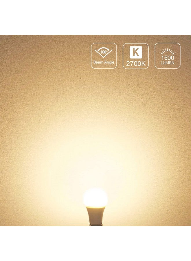 Lepro LE 100W Equivalent LED Light Bulbs, 14W 1500 Lumens 2700K Warm White Non-Dimmable, A19 E26 Standard Base, 10000 Hour Lifetime, Pack of 6  - Image 5
