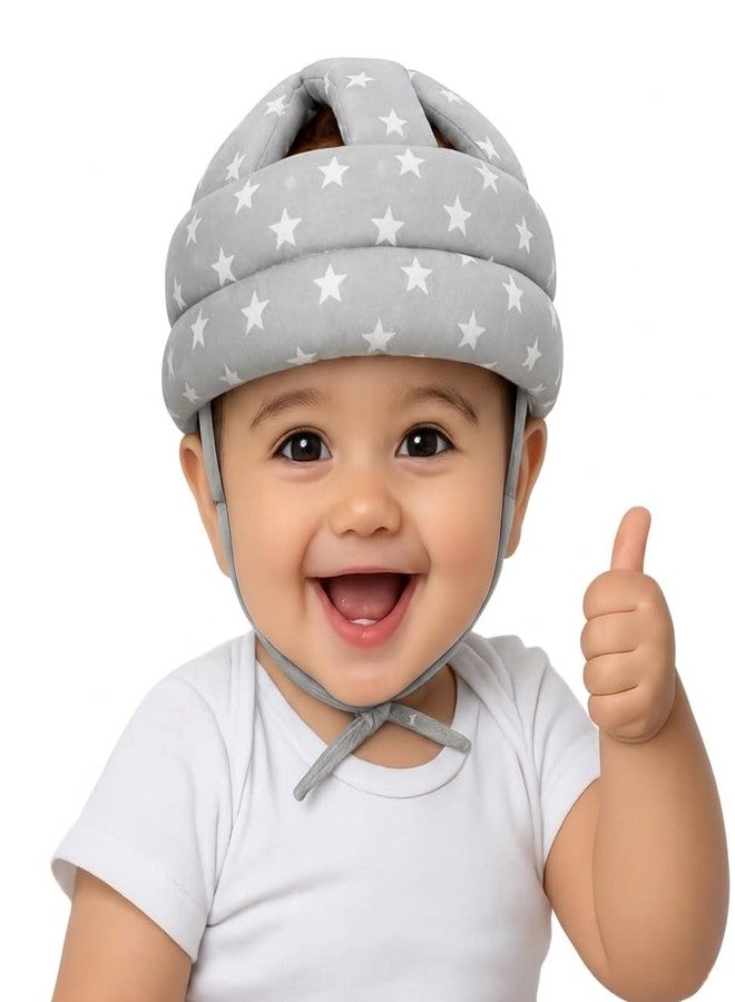 Prishio Baby Head Safety Helmet for Crawling & Walking | Soft Cushion Head Protector for Infants (6 Months–2 Years) | Adjustable Toddler Safety Helmet with Breathable Cotton & Shockproof Protection - Image 1
