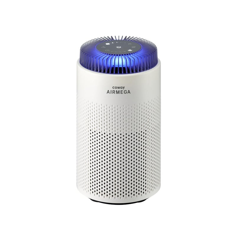 COWAY Air Purifier for Bedroom up to 500 ft HEPA and Deodorization Filter for Smoke Allergies Pet Dander AQI Monitor Auto Mode Filter Indicator Night Light 2yr Warranty Airmega 50 White - Image 2