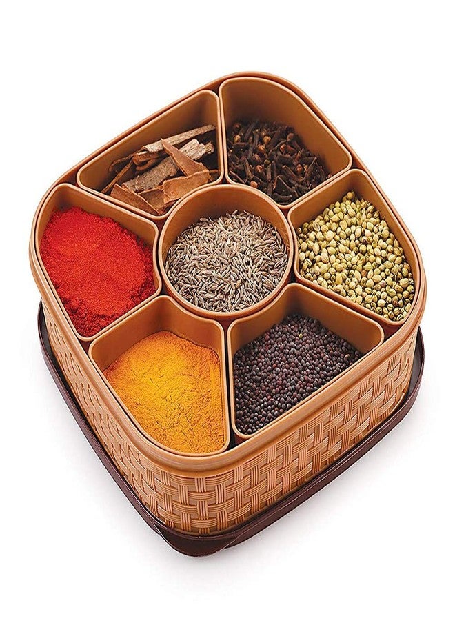 HBD ABS Plastic Spices Masala Storage Box for Kitchen, 1 Piece, Multicolor - Image 2