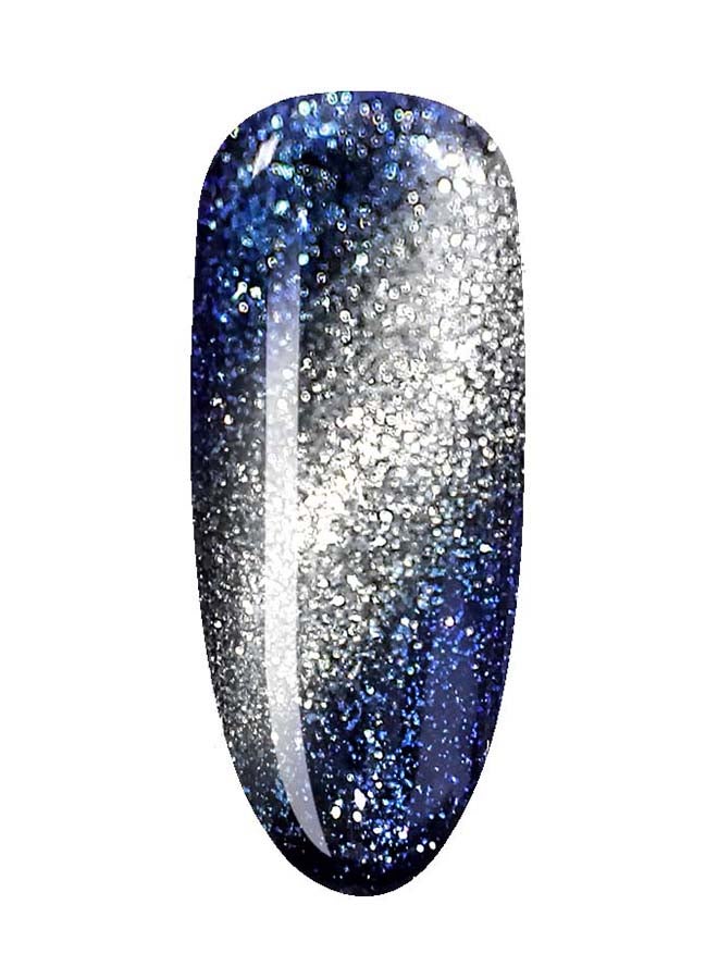 brunson طلاء أظافر جل لامع هولوجرافيك 9D بعيون قطة بلاتينية، جل لامع قابل للإزالة BSM526 - Image 2