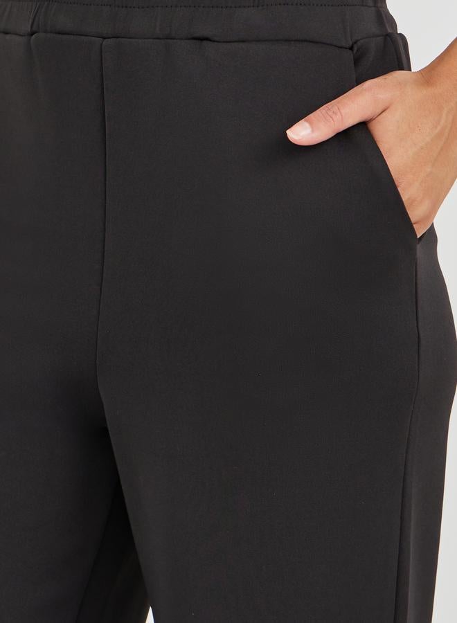 Styli Scuba Wide Leg Elasticated Waistband Joggers - Image 3