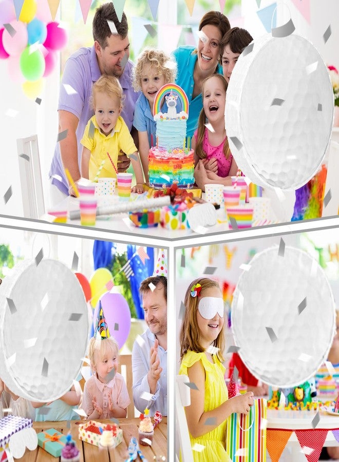 Seenelling Golf Ball Piñata with Blindfold Stick and Confetti Birthday Piñata Sports Golf Birthday Party Decoration for Sports Theme Party Favors - Image 2