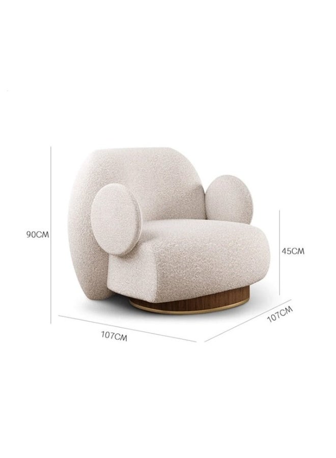 مردود السعودية كنبة مقعد واحد مقاس 100 × 107 × 90 سم (عرض × عُمق × ارتفاع) - كود MS_ID_1PSF_00093 - Image 2