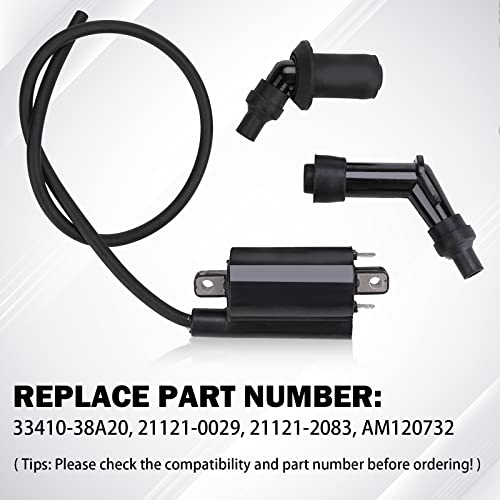 KanSmart Ignition Coil for Kawasaki Mule 3010 4010 2510 2500 2520 3000 3020 4000 4010 KAF 620 650 FD620D FD611V FD661D FD440V FD501D FD501V VN 800 Vulcan Coil Replace 21121-2092 33410-38A20 21121-2083 AM120732 - Image 5