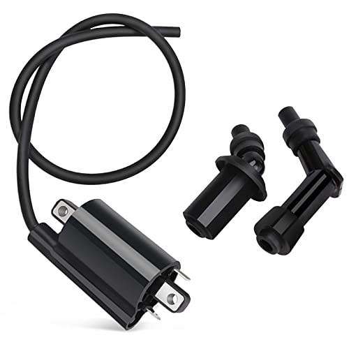 KanSmart Ignition Coil for Kawasaki Mule 3010 4010 2510 2500 2520 3000 3020 4000 4010 KAF 620 650 FD620D FD611V FD661D FD440V FD501D FD501V VN 800 Vulcan Coil Replace 21121-2092 33410-38A20 21121-2083 AM120732 - Image 1