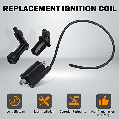KanSmart Ignition Coil for Kawasaki Mule 3010 4010 2510 2500 2520 3000 3020 4000 4010 KAF 620 650 FD620D FD611V FD661D FD440V FD501D FD501V VN 800 Vulcan Coil Replace 21121-2092 33410-38A20 21121-2083 AM120732 - Image 2