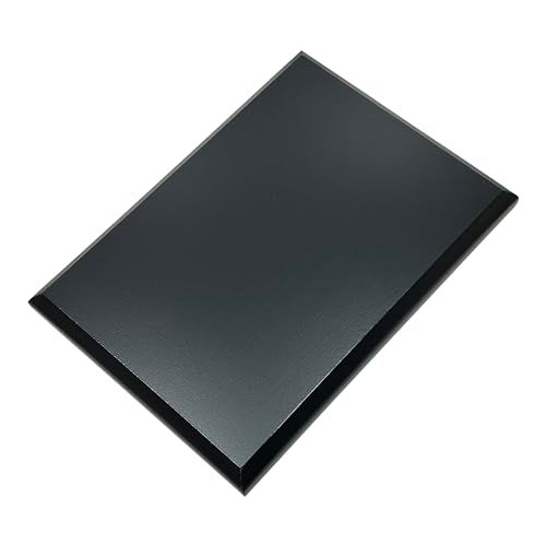 Express Medals 5 x 7 Inch Black Color DIY Blank Award Plaque with Beveled Edge Trophy Gift Plaques - Image 2