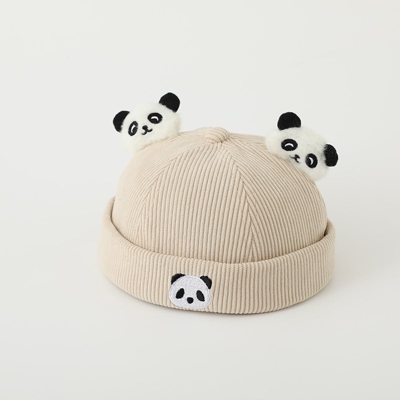 Baby Hat Super Cute Cat Cat Head New Fashion Boys And Girls Baby Breathable Children'S Floor Cap - Image 1