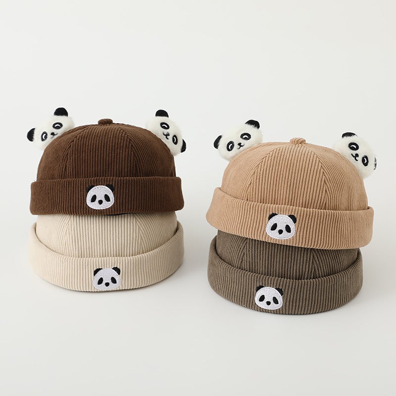 Baby Hat Super Cute Cat Cat Head New Fashion Boys And Girls Baby Breathable Children'S Floor Cap - Image 2