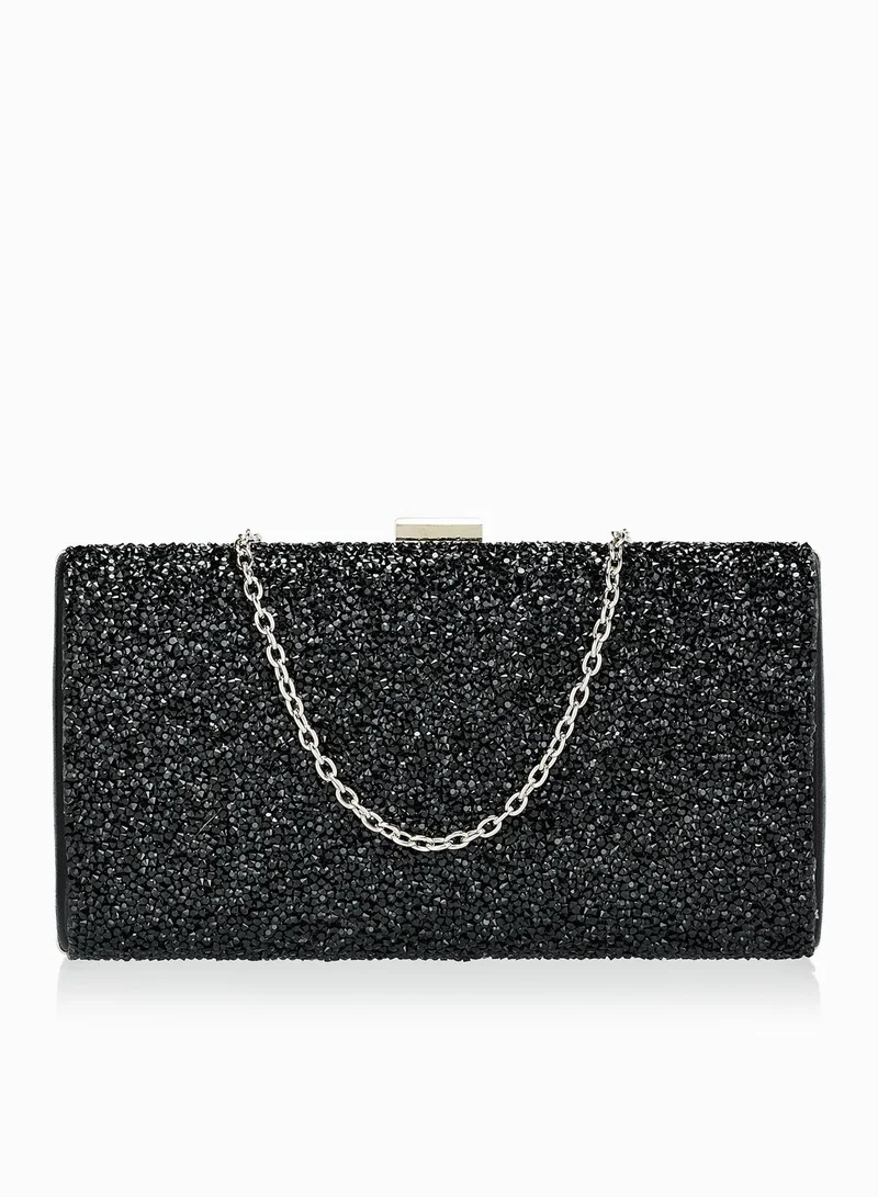 ELLA Glitter Box Clutch